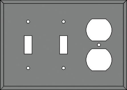 DOUBLE SWITCH and OUTLET COVER DESIGNATOR (DSO)
